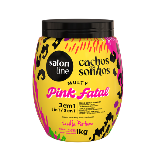 Pink Fatal Creme Tratamento 3 em 1, Haarpflegecreme, Salon Line 1kg