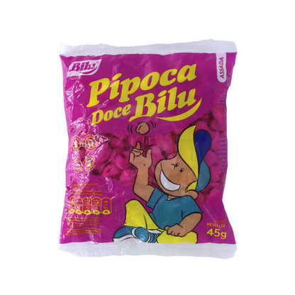Pipoca Doce, Süsses Popcorn, Bilu, 45g
