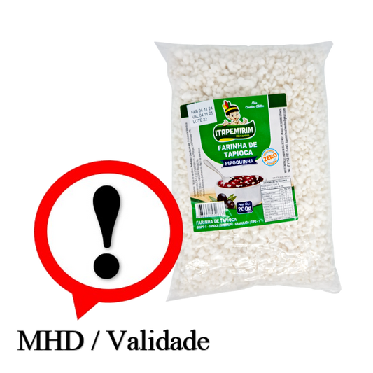 Farinha Tapioca Pipoquinha, Tapiokamehl, Itapemirim, 200g
