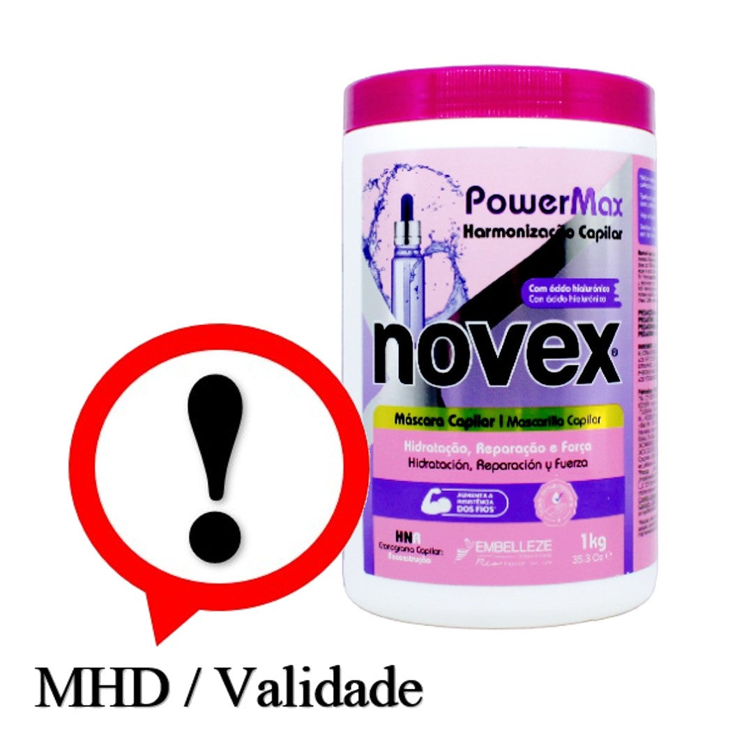 Novex PowerMax Mascara, Haarmaske, Embelleze, 1Kg