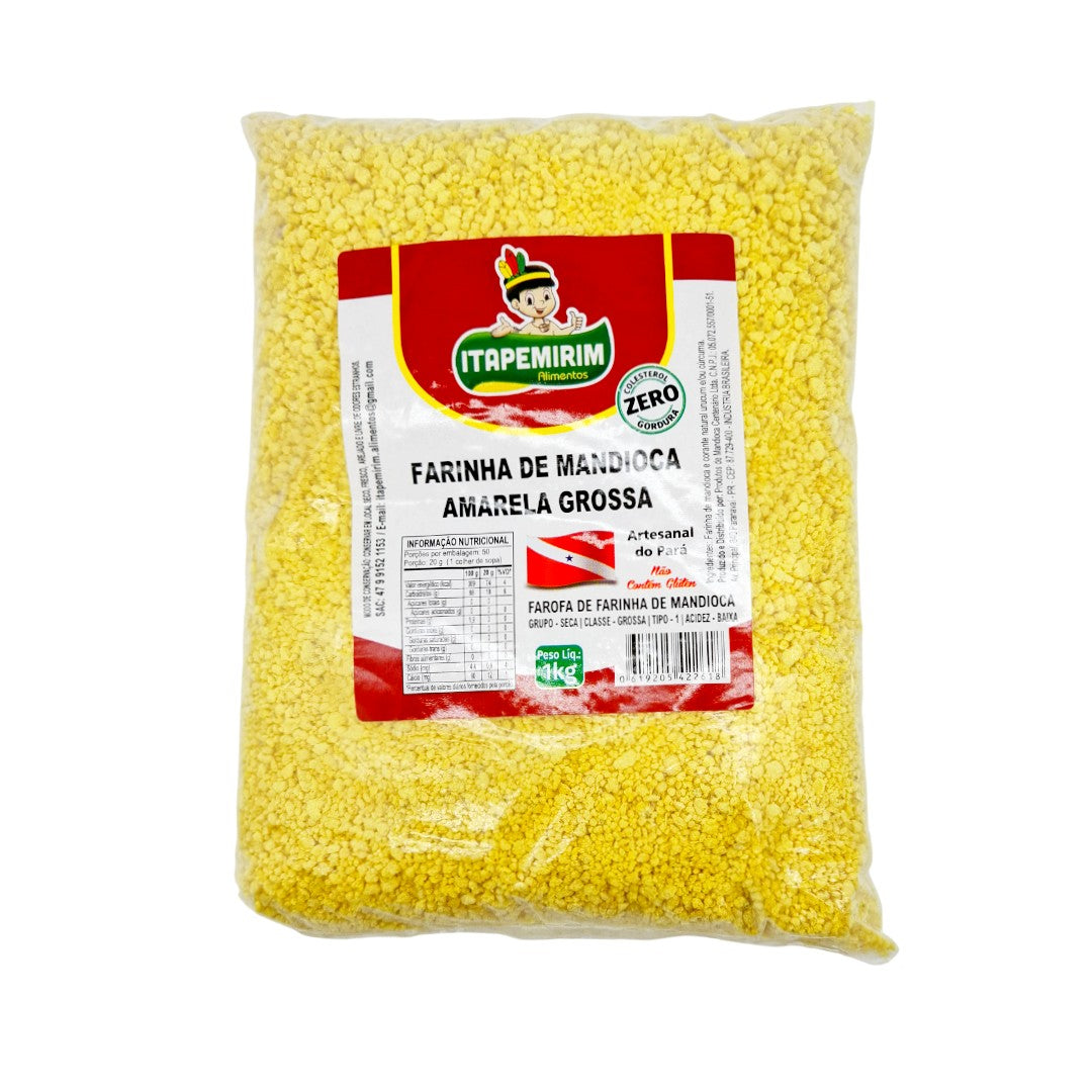 Farinha Mandioca Puba, farinha de mandioca, Itapemirim, 1kg