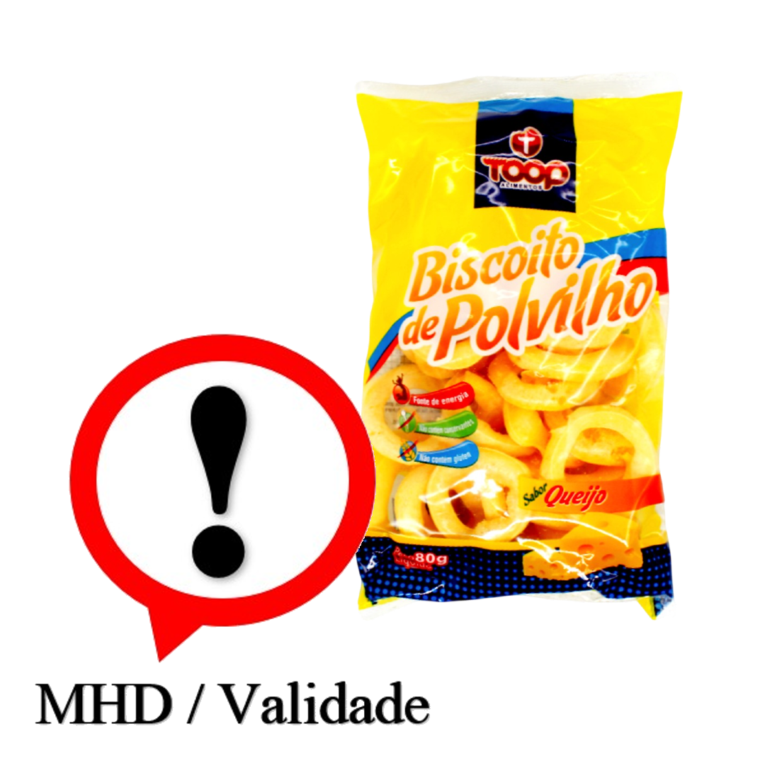 Biscoito Polvilho Queijo, Maniok Chips Käse, TOOP, 100g