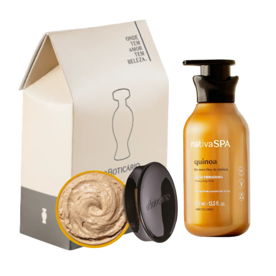 Kit NSPA Esfoliante e Locao, Set Zucker-Peeling u. Körpercreme, Boticario