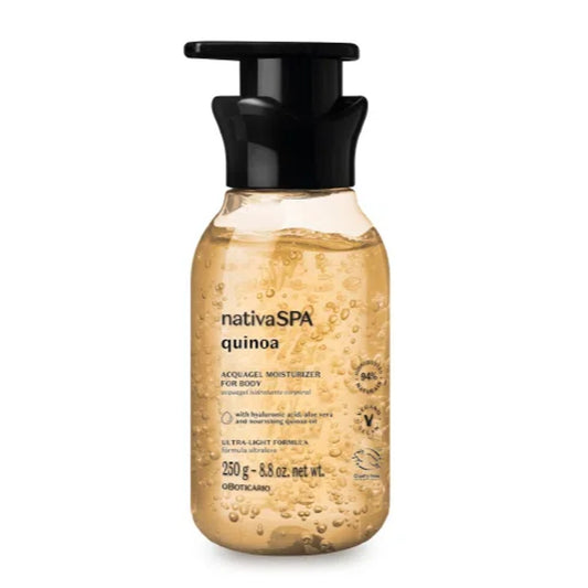 NSPA Acquagel Corporal Quinoa, Feuchtigkeitsgel Pflaume, Boticário, 250g