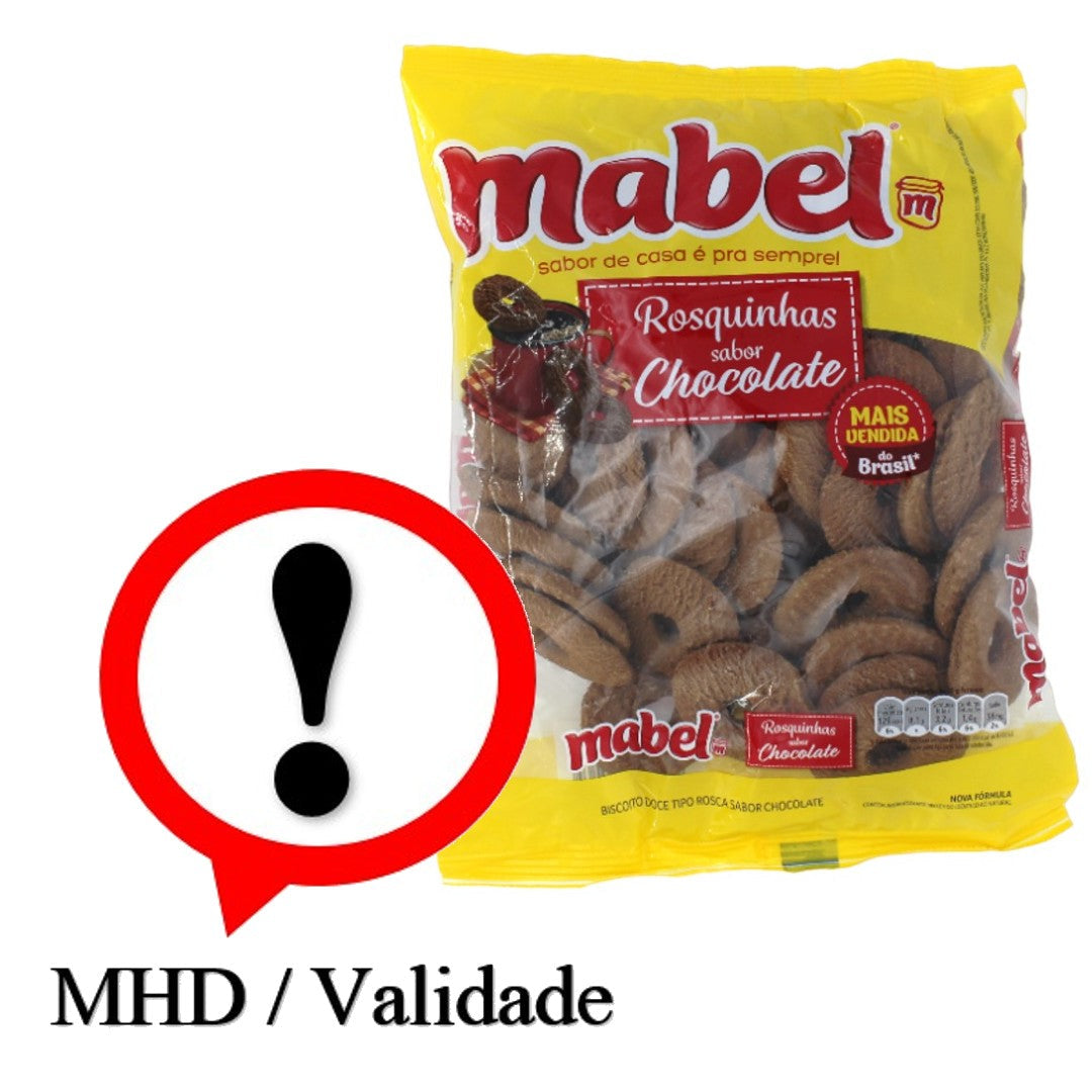 Rosquinha Chocolate, Kekse mit Schokoladengeschmack, Mabel, 300g