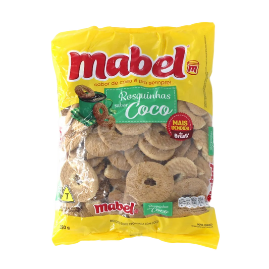 Rosquinha Coco, Kekse mit Kokosgeschmack, Mabel, 300g