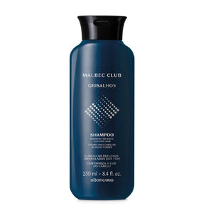 Malbec Club Shampoo Grisalho, graues Shampoo Boticario, 250ml