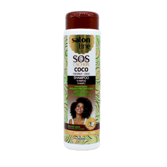 SOS Cachos Coco Shampoo, Salon Line, 300ml