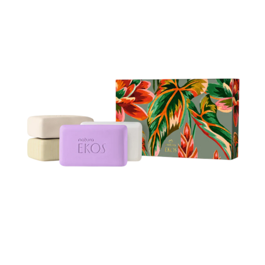 Ekos Sabonete Esfoliante, Peeling-Seife, Natura, 4x100g