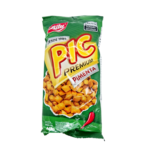 Salgadinho de Trigo sabor Pimenta, Weizensnack mit Pfeffergeschmack, Bilu 40g