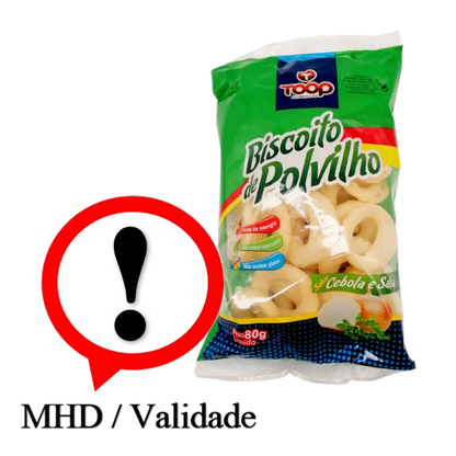 Biscoito Polvilho Cebola e Salsa, Maniok Chips, TOOP, 80g