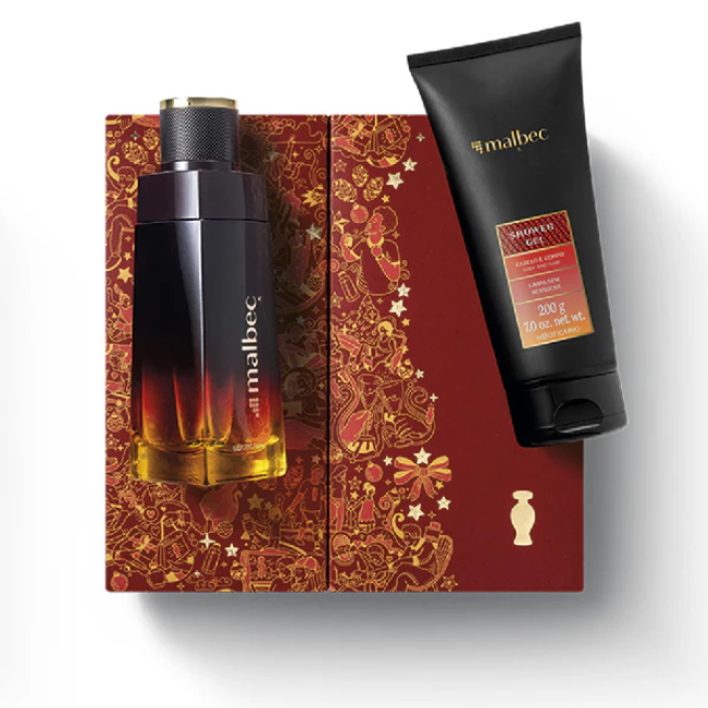 Kit Malbec X Eau de Toilette e Sabonete, Geschenkset, Boticario