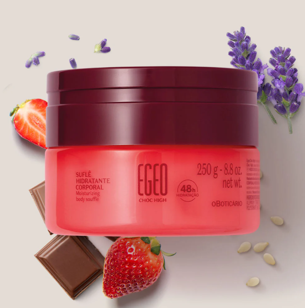 Cuide-se Bem Sufle Choc High, Körpercreme, Boticário 250g