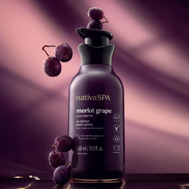 NSPA Uva Merlot Locao Corporal, Körpercreme, Boticario 400ml