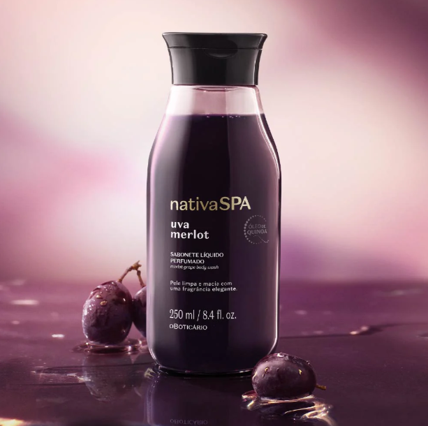 NSPA Uva Merlot Sabonete, Körperseife, Boticario 250ml