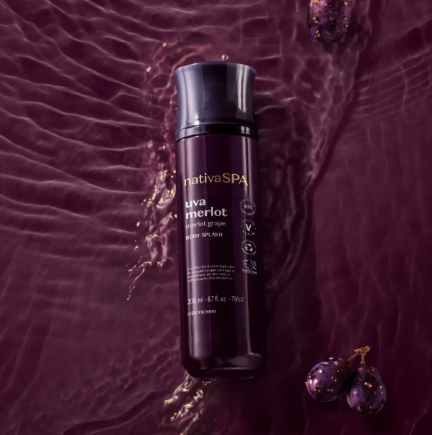 NSPA Uva Merlot Body Splash, Boticario 200ml