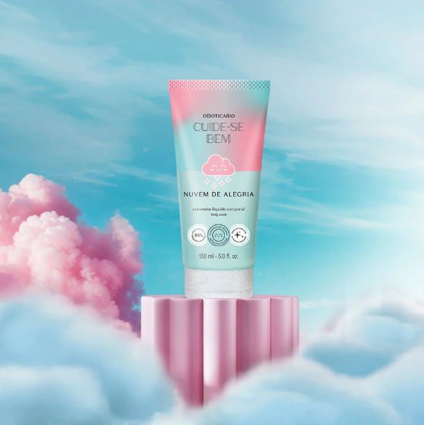 Cuide-se Bem Nuvem de Alegria Sabonete, Körperseife, Boticario 150ml