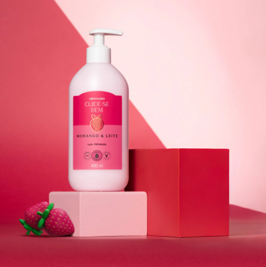 CSB Locao Morango e Leite, Körpercreme, Boticário 400ml