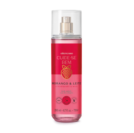 CSB Morango e Leite Body Splash, Körpersplash, Boticário 200ml