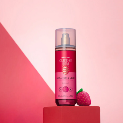 CSB Morango e Leite Body Splash, Körpersplash, Boticário 200ml