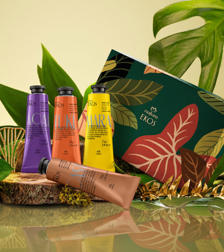 Kit Creme de Maos Quartet, Set Handcreme, Natura je 75g