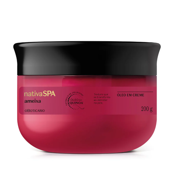 NSPA Ameixa Óleo em Creme, Plum Öl in Creme, Boticário 200g