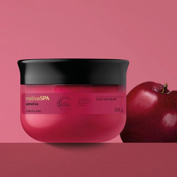NSPA Ameixa Óleo em Creme, Plum Öl in Creme, Boticário 200g