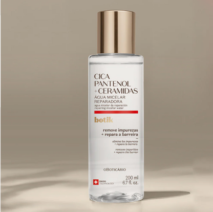 Cica Pantenol + Ceramidas Água Micelar, Gesichtsreinigung, Boticario 200ml