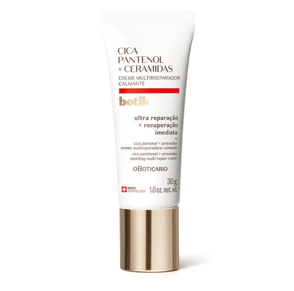 Botik Creme Calmante Cica Pantenol + Ceramidas, Gesichtsreinigung, Boticario 30g