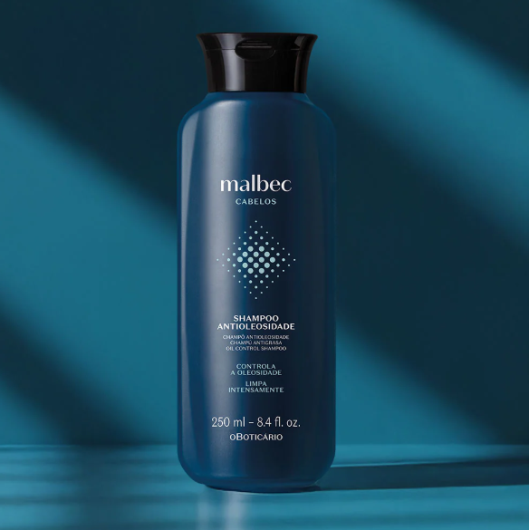 Malbec Shampoo Cabelos Oleosos, fettiges Haar, Boticario 250ml