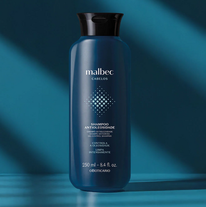 Malbec Shampoo Cabelos Oleosos, fettiges Haar, Boticario 250ml