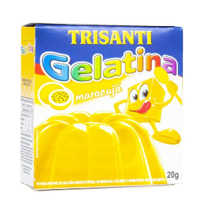 Gelatina Maracuja, Wackelpudding Maracuja-Geschmack, Trisanti 20g