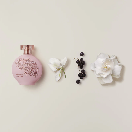 Floratta Love Flower Eau de Toilette, Boticario, 75ml