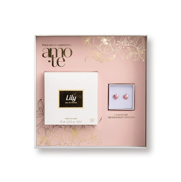 Lily kit Swarovski Eau de Parfum, Boticario