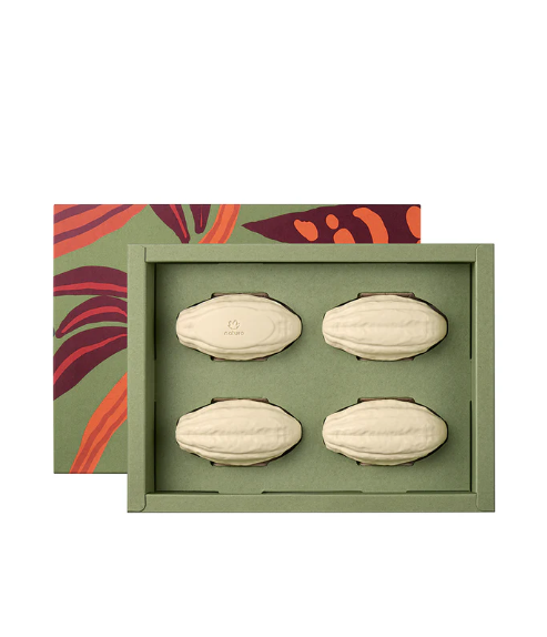 Ekos Sabonete em Barra Puro Vegetal cremoso Cacau, Seife, Natura 4x100g