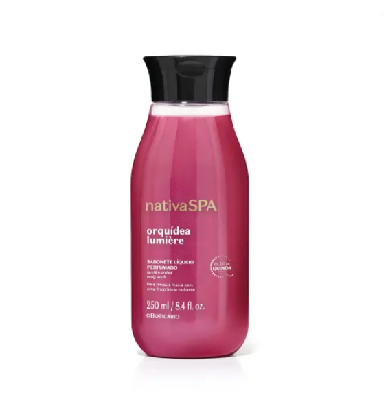 NSPA Sabonete Líq Orquidea Lumiere, Seife, Boticário 250ml
