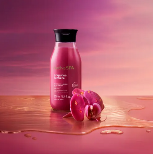 NSPA Sabonete Líq Orquidea Lumiere, Seife, Boticário 250ml