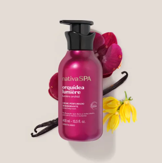 NSPA Locao Orquidea Lumiere, Körpercreme, Boticário 400ml