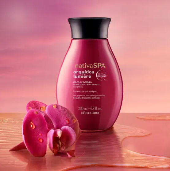 NSPA Óleo Glorioso de Banho Orquídea Lumiere, Körperöl, Boticario 200ml