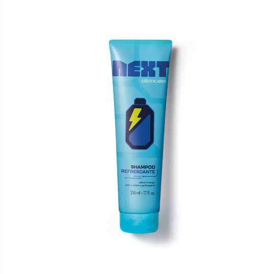 Next Shampoo refrescante 2 em 1, Boticário 230ml