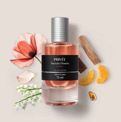 Privee Narcotic Flowers Poppy Eau de Parfum, Boticario 75ml