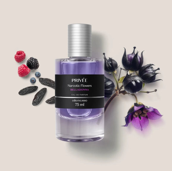 Privee Narcotic Flowers Belladonna Eau de Parfum, Boticario 75ml