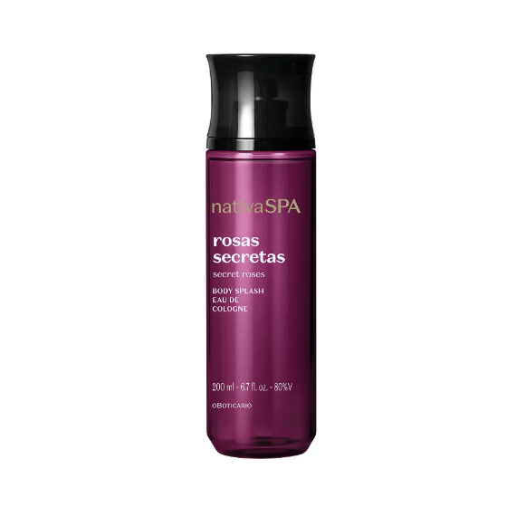 NSPA Rosas Secretas Body Splash, Boticario 200ml