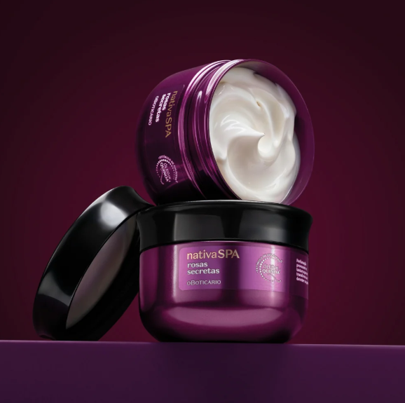 NSPA Rosas Secretas Óleo em Creme, Secret Roses Körperöl-in-Creme, Boticário 175g