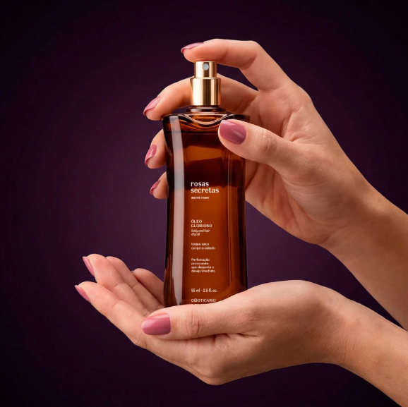 NSPA Rosas Secretas Oleo Multifuncional Glorioso, Körperöl, Boticário 85ml