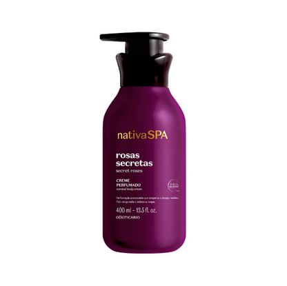 NSPA Rosas Secretas Locao, Körpercreme, Boticário 400ml