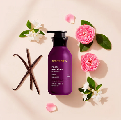 NSPA Rosas Secretas Locao, Körpercreme, Boticário 400ml