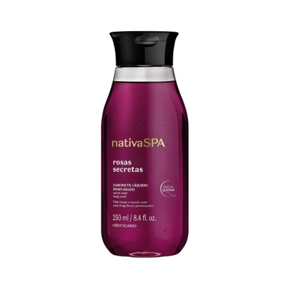 NSPA Rosas Secretas Sabonete Líquido, Seife, Boticário 250ml