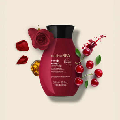 NSPA Cereja Rouge Oleo Corporal, Kirsch-Körperöl, Boticário 200ml