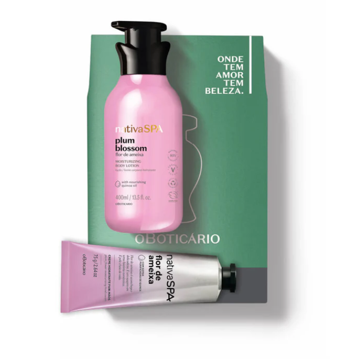 Kit NSPA Locao e Creme Maos, Set NSPA Lotion u. Handcreme, Boticario